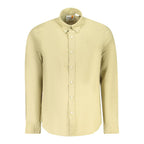 Beige Linen Men Shirt