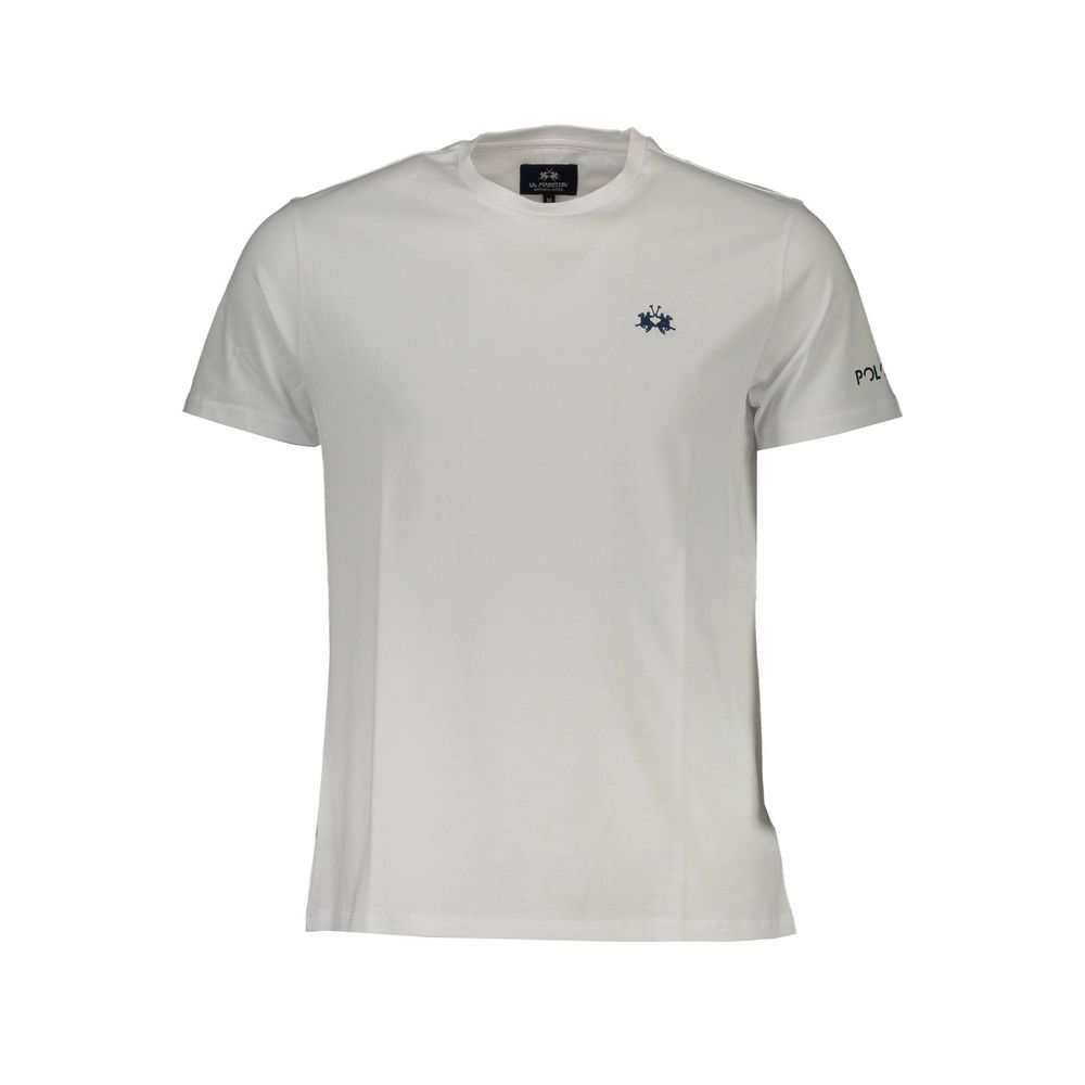 White Cotton Men's T-Shirt