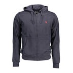 Blue Cotton Men's Hoodie