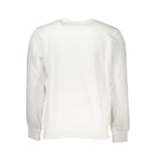 White Cotton Mens Sweatshirt