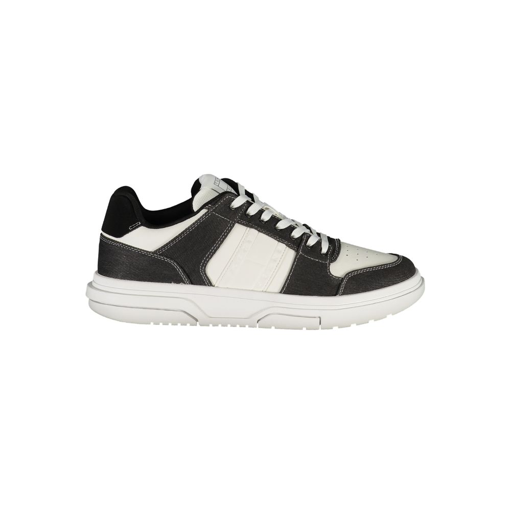 Nero Polyurethane Men Sneaker