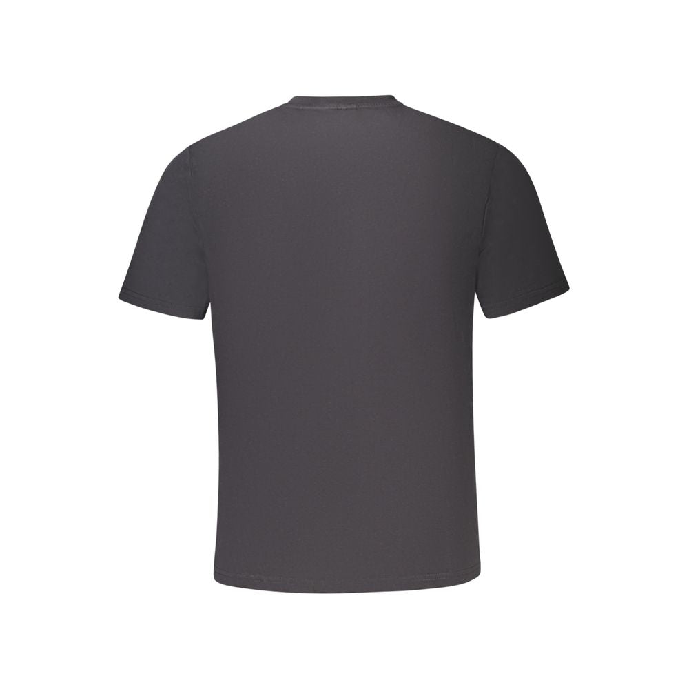 Black Cotton Men's T-Shirt