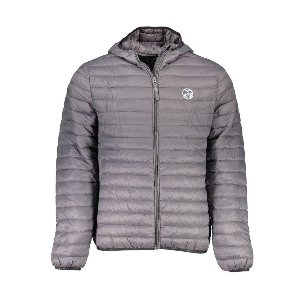 Grigio Polyamide Men's Jacket