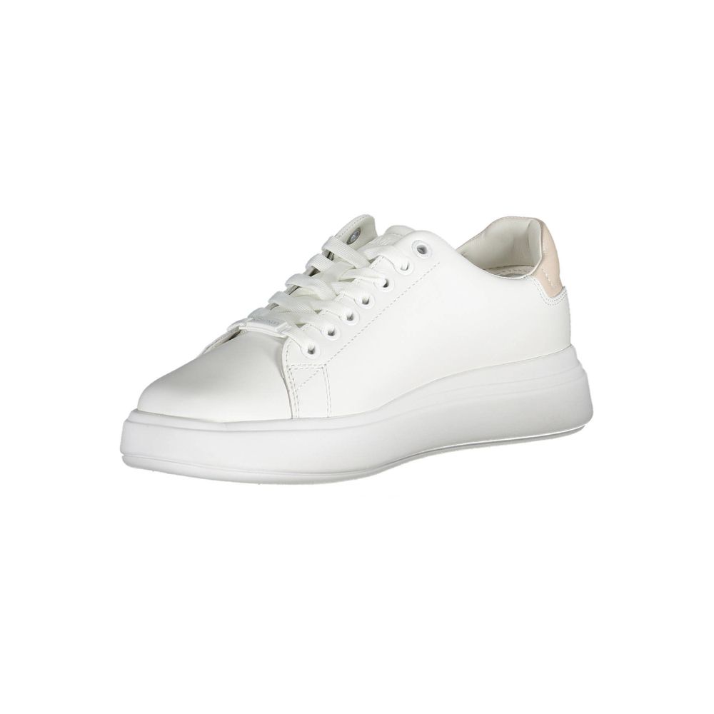 Bianco Pelle Donna Sneaker