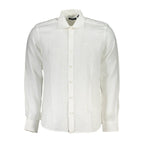 White Linen Men's Shirt