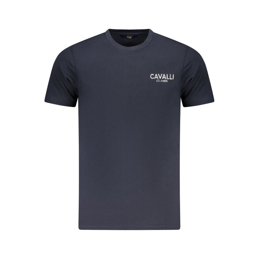 Blu Cotton Men T-Shirt