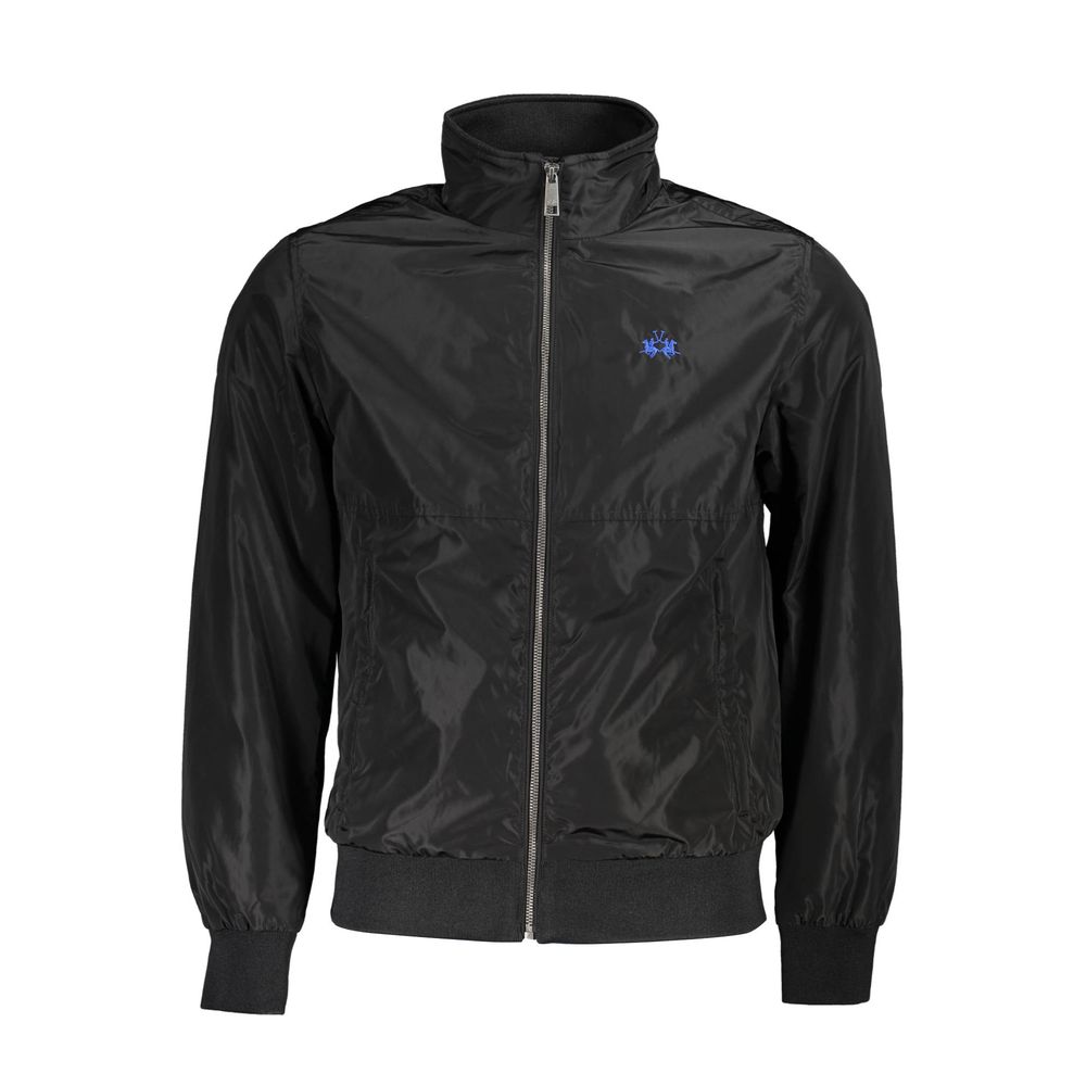 Nero Polyester Men Jacket