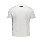 White Cotton Men T-Shirt