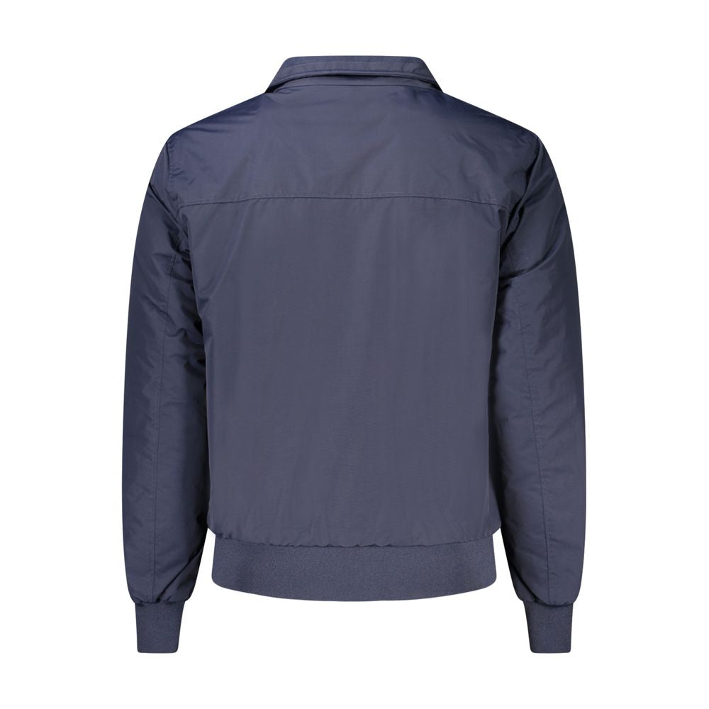 Blue Polyamide Men Jacket
