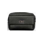 Black Polyester Women Shoulder Bag