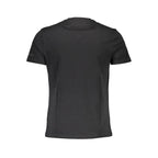 Black Cotton Men's T-Shirt