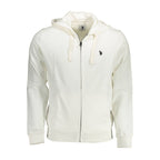 White Cotton Men's Hoodie