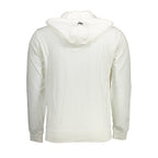 White Cotton Men's Hoodie