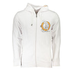 White Cotton Men Sweatshirt