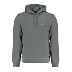 Green Cotton Men Sweater