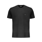 Black Cotton Men T-Shirt