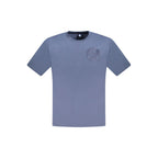 Blu Cotton Men T-Shirt