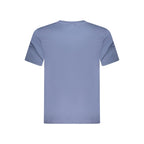 Blue Cotton Men's T-Shirt