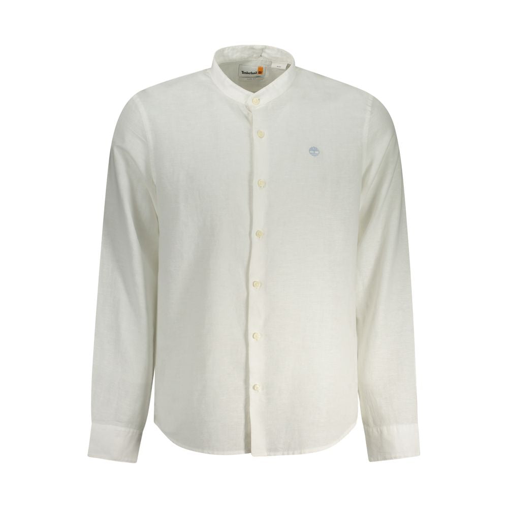 White Linen Men's Shirt