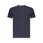 Blue Cotton Men T-Shirt