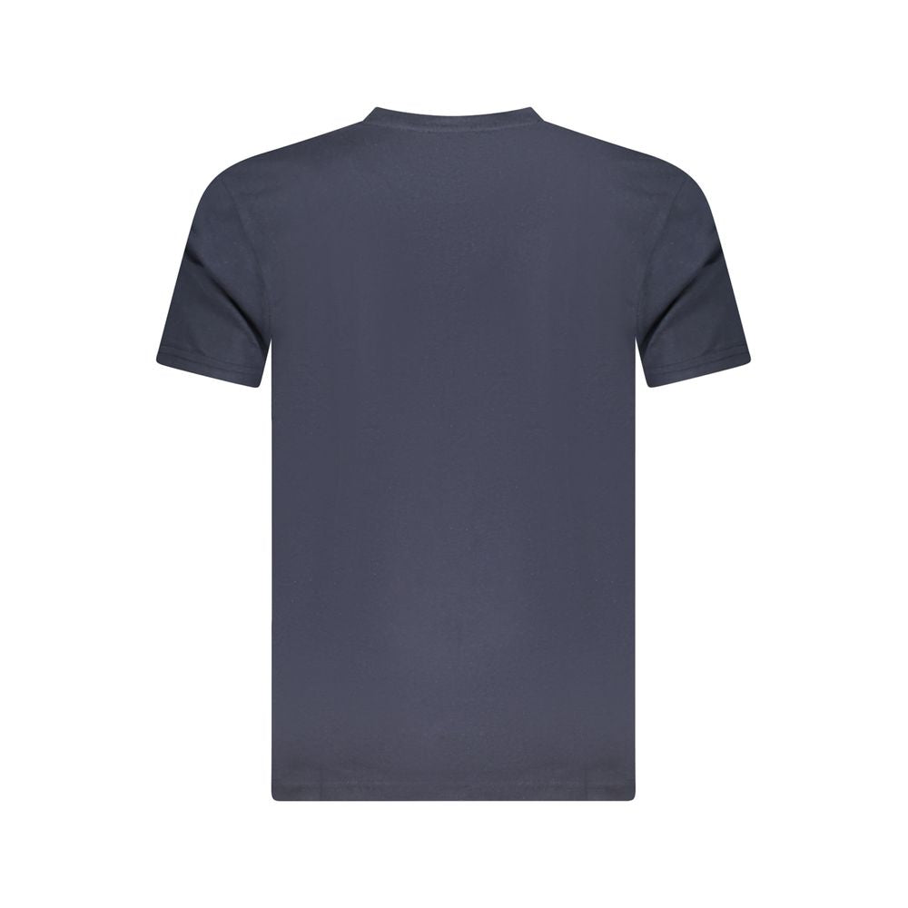Blu Cotton Men T-Shirt