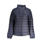 Blu Polyester Women Jacket