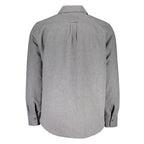 Grigio Cotton Men Shirt