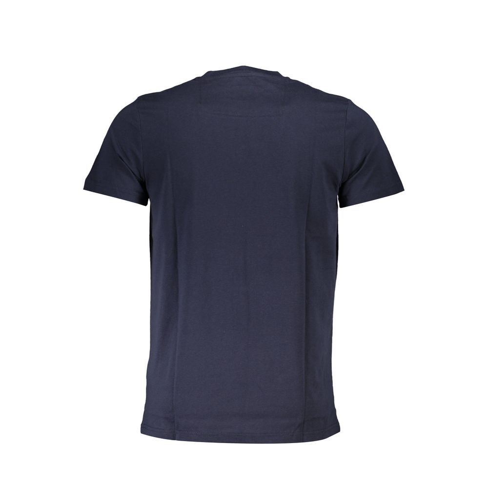 Blue Cotton Men's T-Shirt