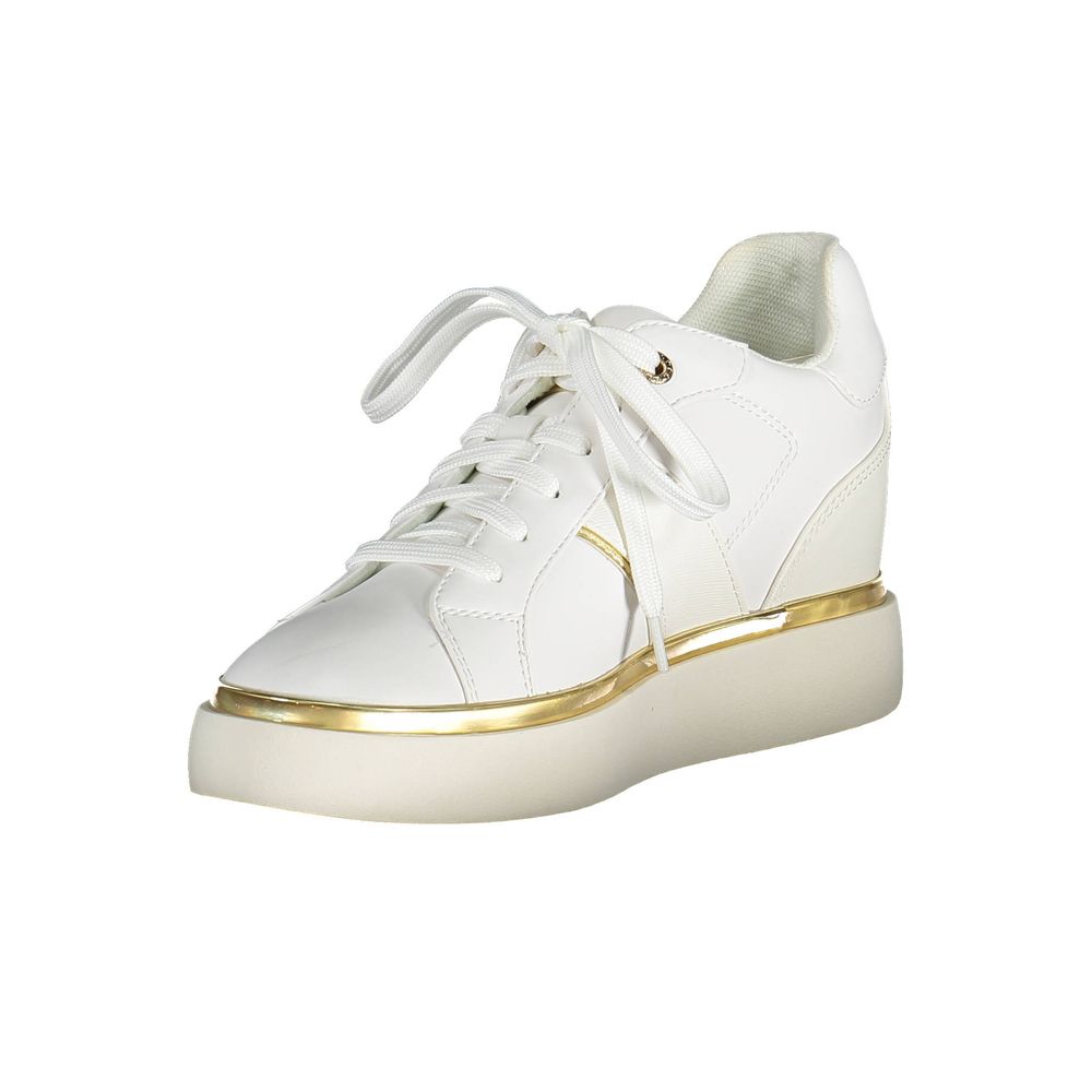 Bianco Poliestere Women Sneaker