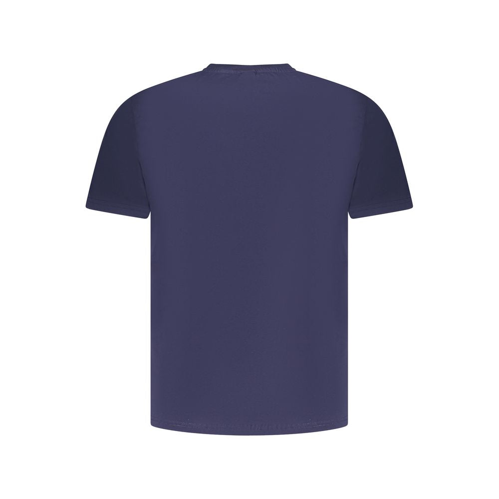 Blu Cotton Men T-Shirt