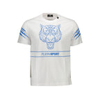 White Cotton Men's T-Shirt
