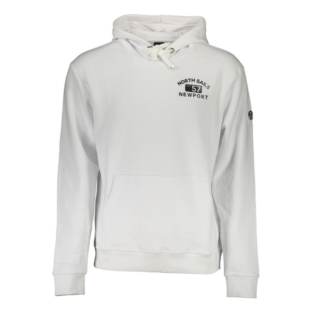 White Cotton Men's Sweatshirt