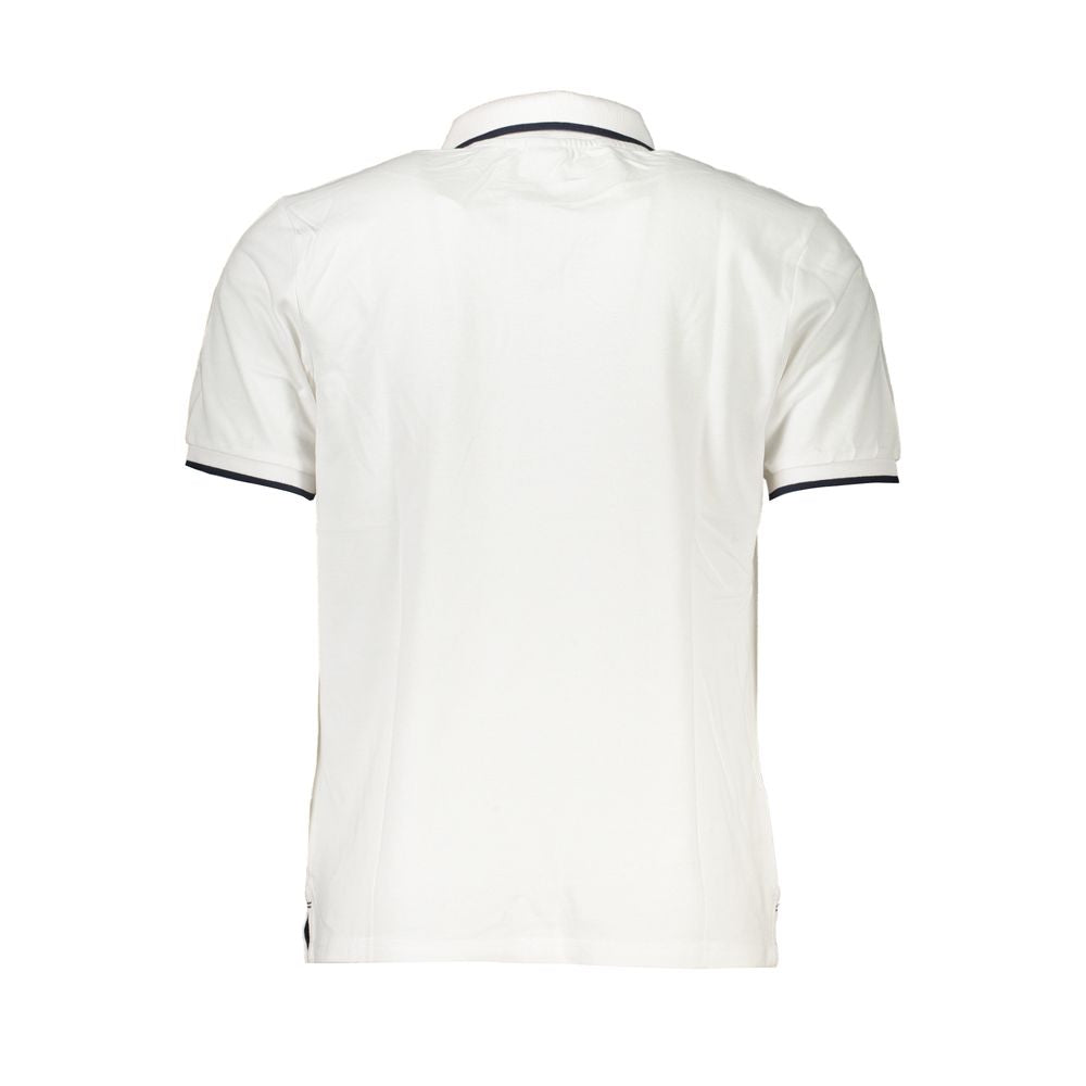 White Cotton Men Polo