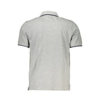 Grigio Cotton Men Polo Shirt
