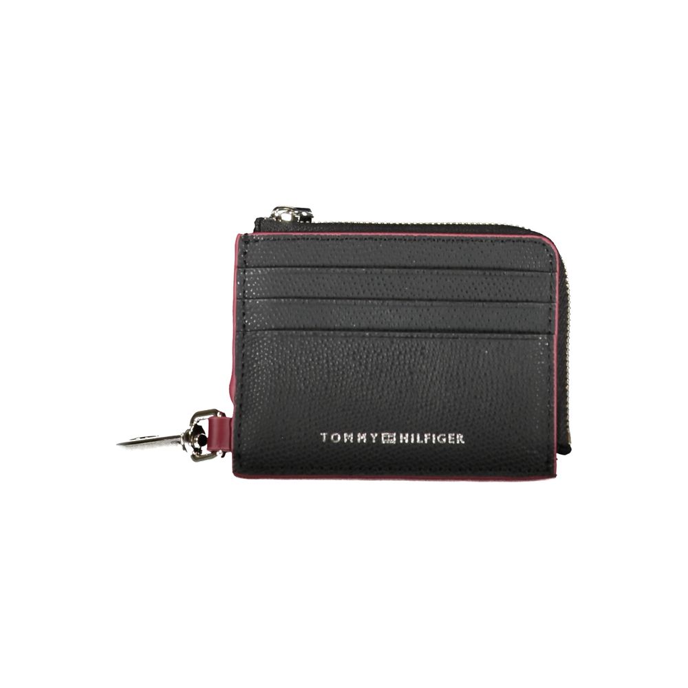 Black Leather Men Wallet Holder