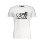 White Cotton Men T-Shirt