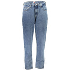 Blue Cotton Women Jeans