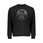 Black Cotton Men's Sweatshirt