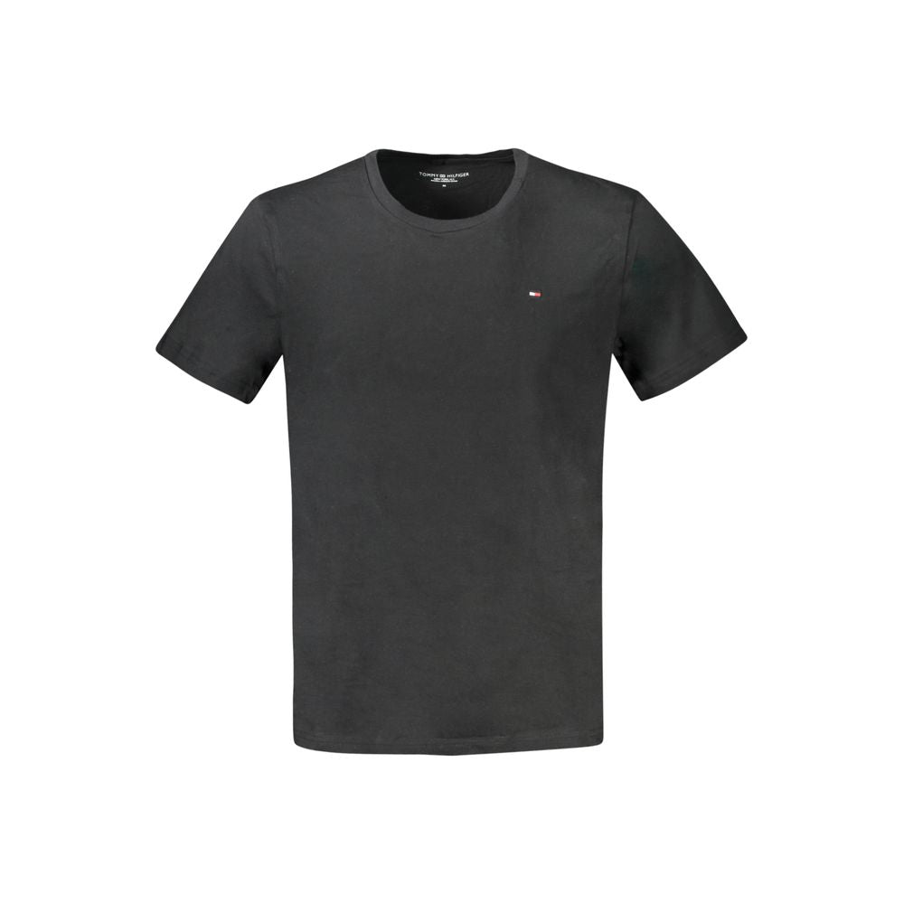 Black Cotton Men's T-Shirt
