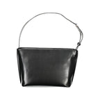 Black Polyester Women Shoulder Bag