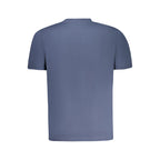 Blue Cotton Men's T-Shirt