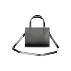 "Nero Polyurethane Women Handbag"