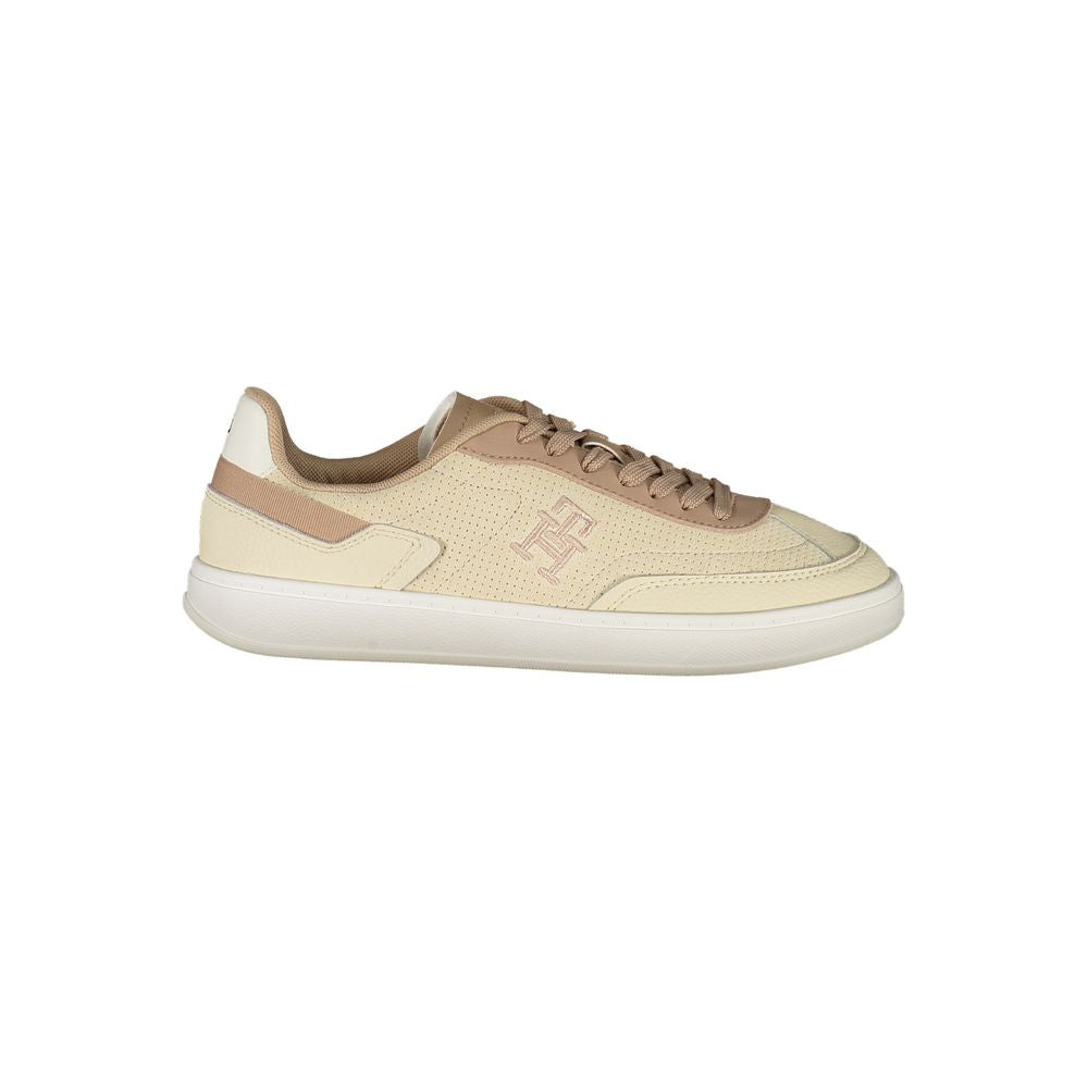 Beige Polyurethane Women Sneaker