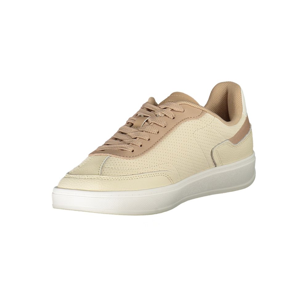 Beige Polyurethane Women Sneaker