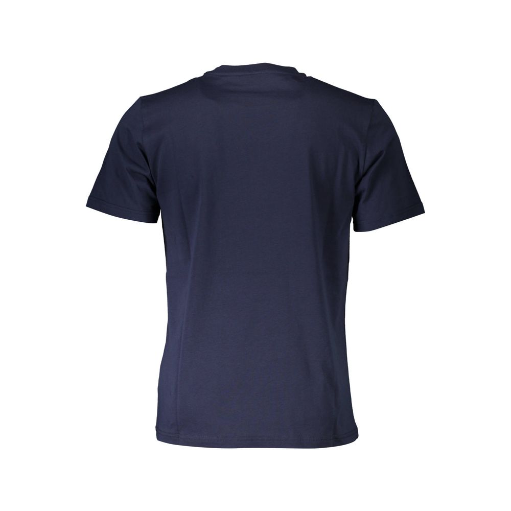 Blue Cotton Men's T-Shirt