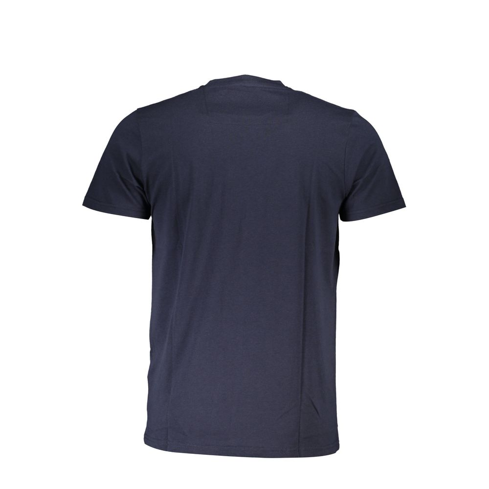 Blue Cotton Men's T-Shirt