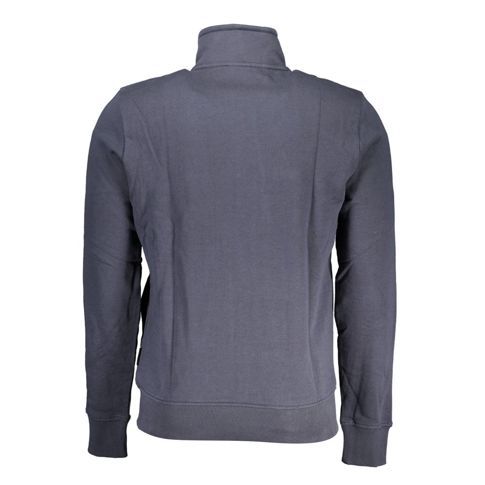 Blue Cotton Mens Sweatshirt