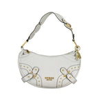 Grigio Polyurethane Women Shoulder Bag