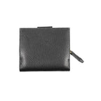 Black Polyurethane Women's Wallet