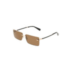 Beige Metal Women Sunglasses